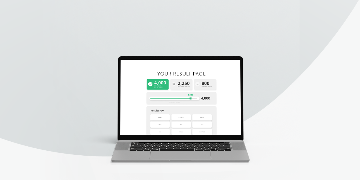 Interactive progress tracker for participant incentive goals